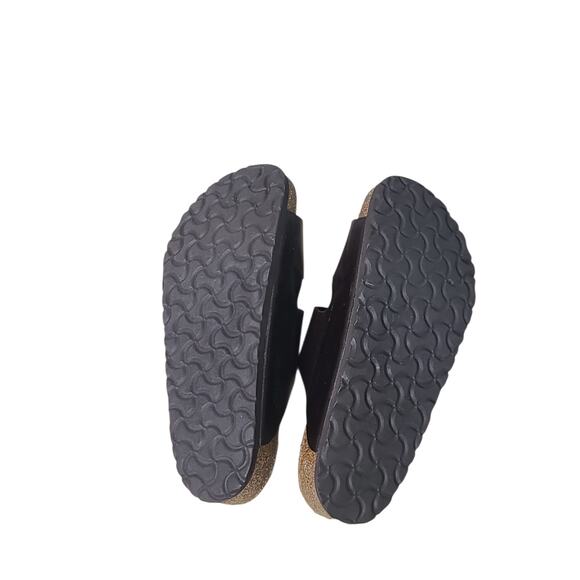 Birkenstock Arizona Brown Leather Soft Footbed Sandals Size 5M/7W - Picture 3 of 8